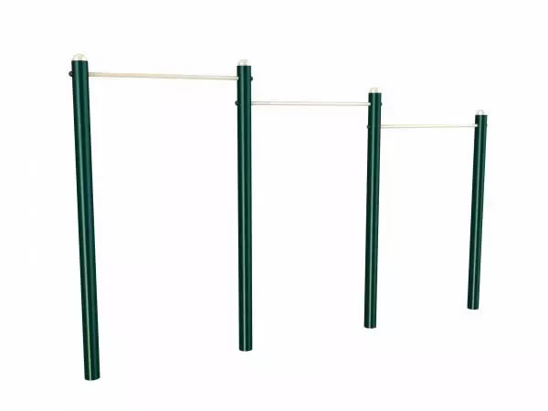 Triple Pull Up Bars